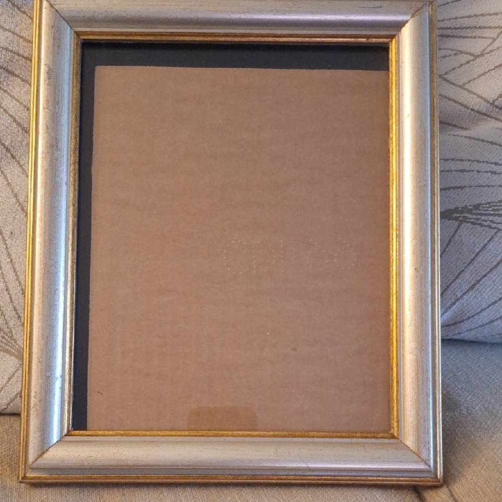 Classic Gold Picture Frame - 8" X 10" Glass, Hanging Or Standing